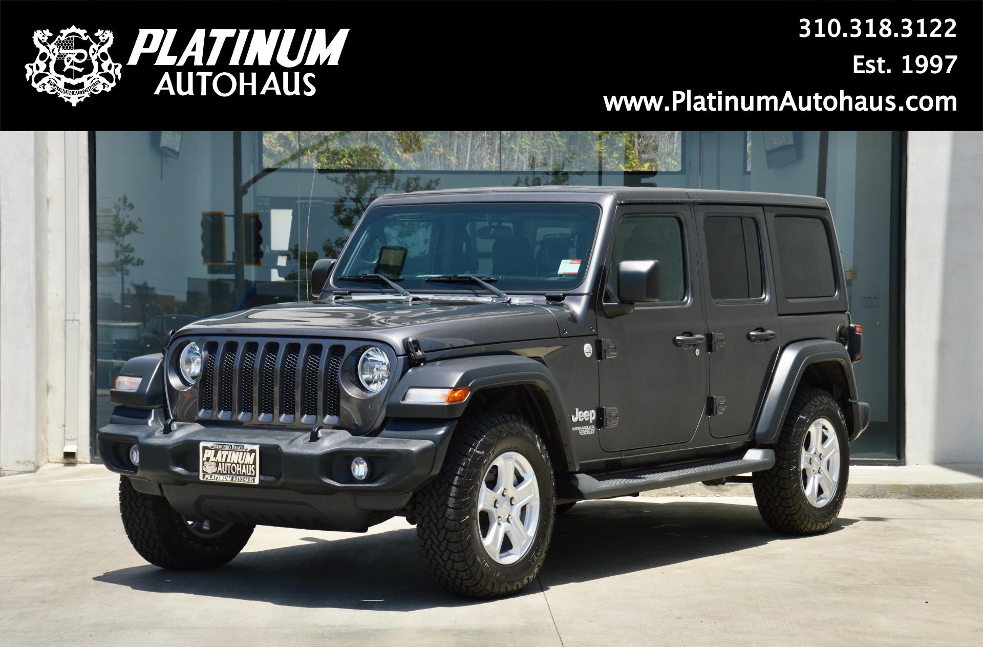 2019 Jeep Wrangler Unlimited Sport S Stock # 8418A for sale near ...